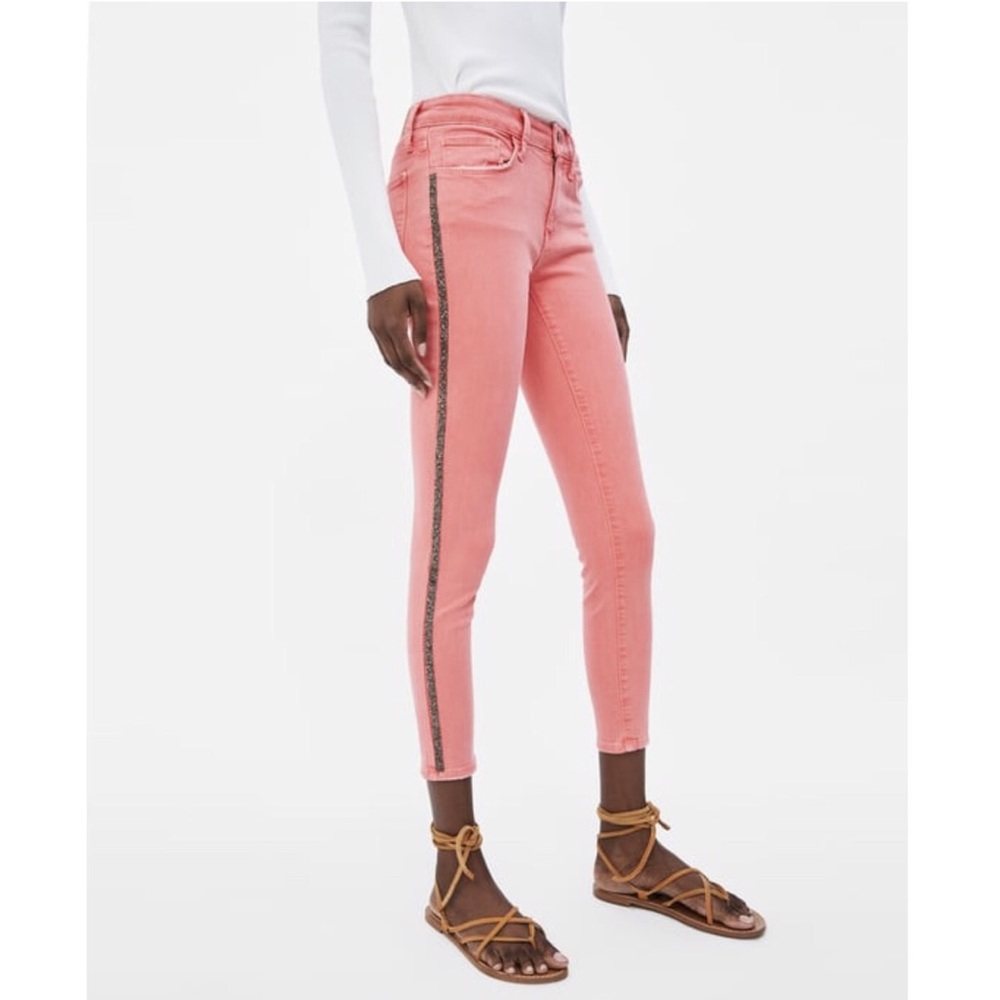 Zara Coral Jeans - Picture 5 of 8